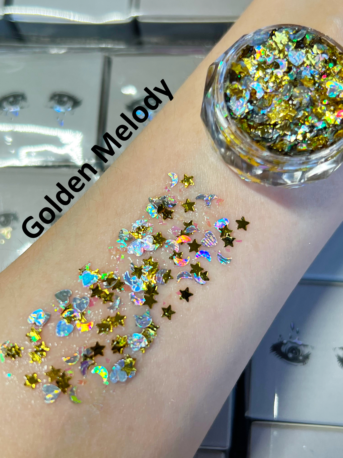 Gel Glitter Tears
